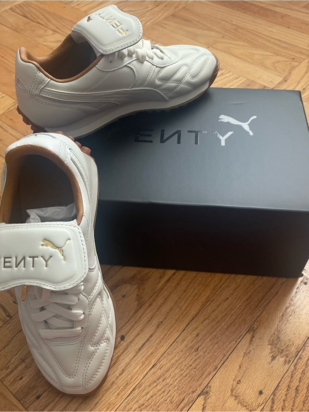 Puma x Fenty Women’s Avanti VL Sneakers in Warm White - Picture 5 of 10